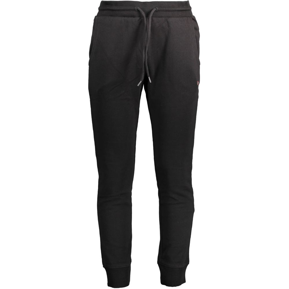 Jogger Sweatpants by Napapijri for men in cotton black features an dynamic with long, , and functional adjustable-waistband for an dynamic silhouette.