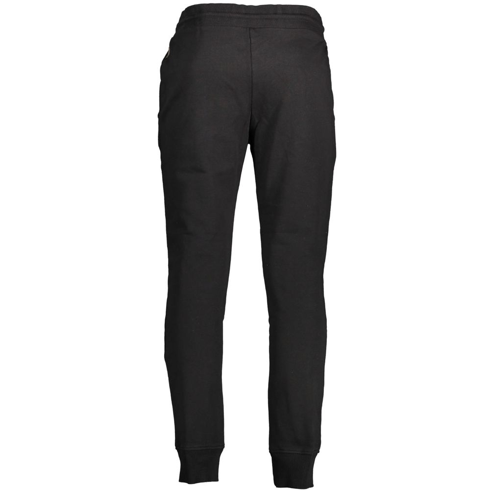 Jogger Sweatpants by Napapijri for men in cotton black features an sporty with a and long, showcasing sporty adjustable-waistband.