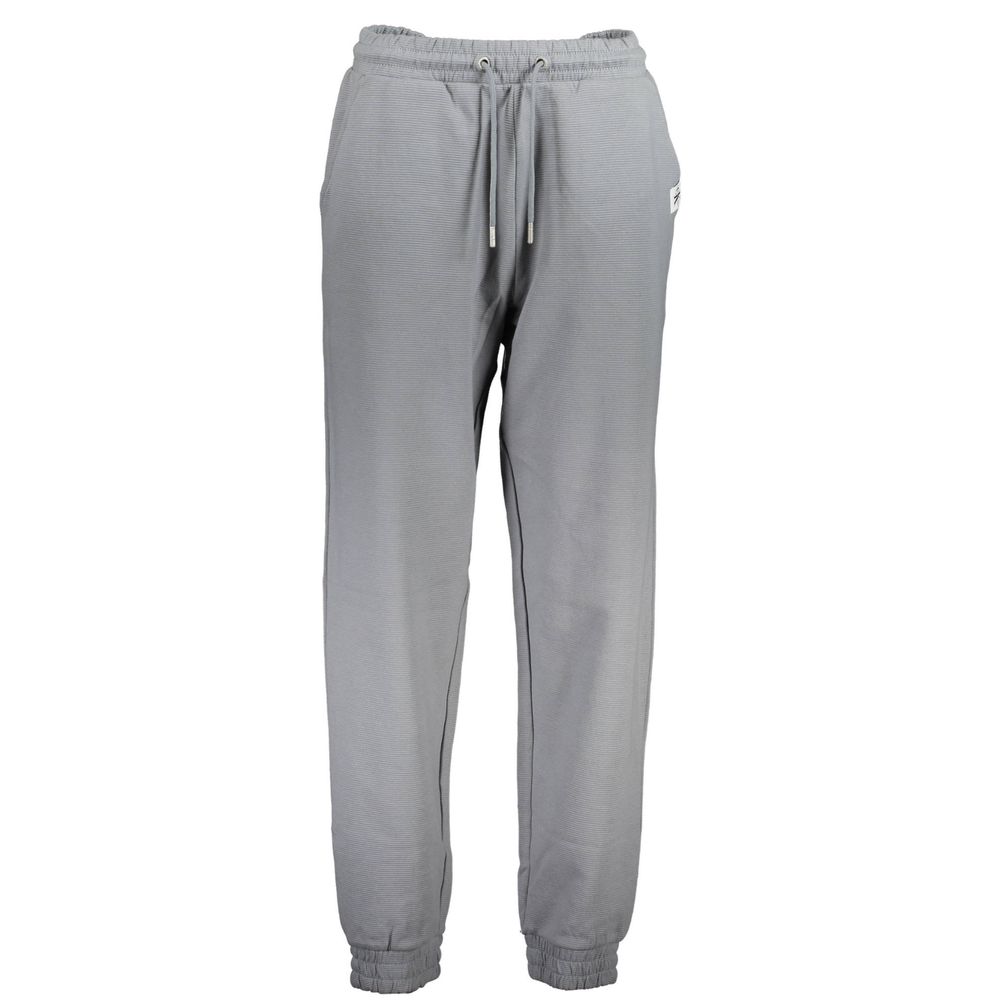 Pants by Calvin Klein for women in cotton gray features an understated silhouette, showcasing a sophisticated and long with a refined for an understated, polished aesthetic.