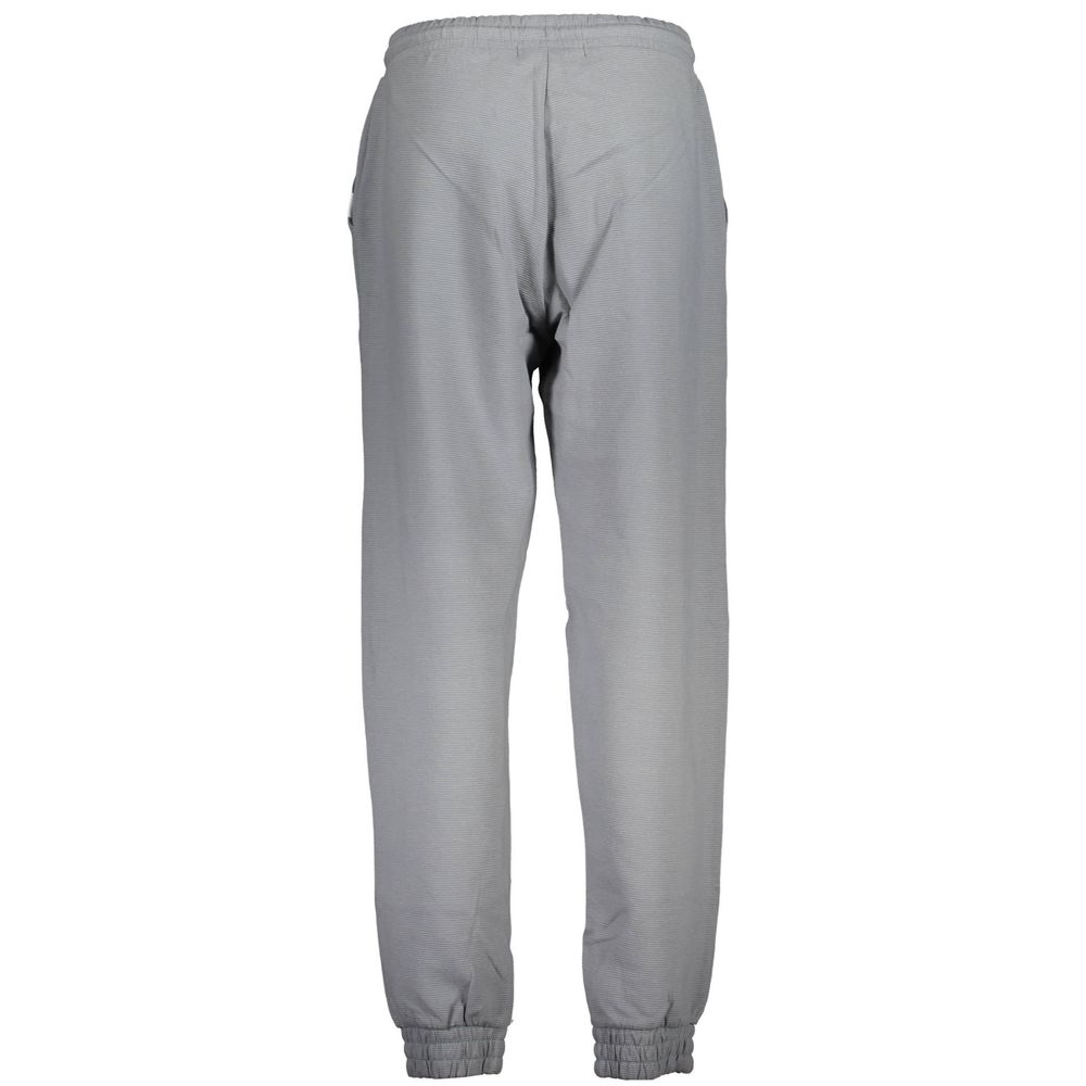 Pants by Calvin Klein for women in cotton gray showcases a unrivaled comfort silhouette, featuring a cut and long with a for a unrivaled comfort and refined aesthetic.