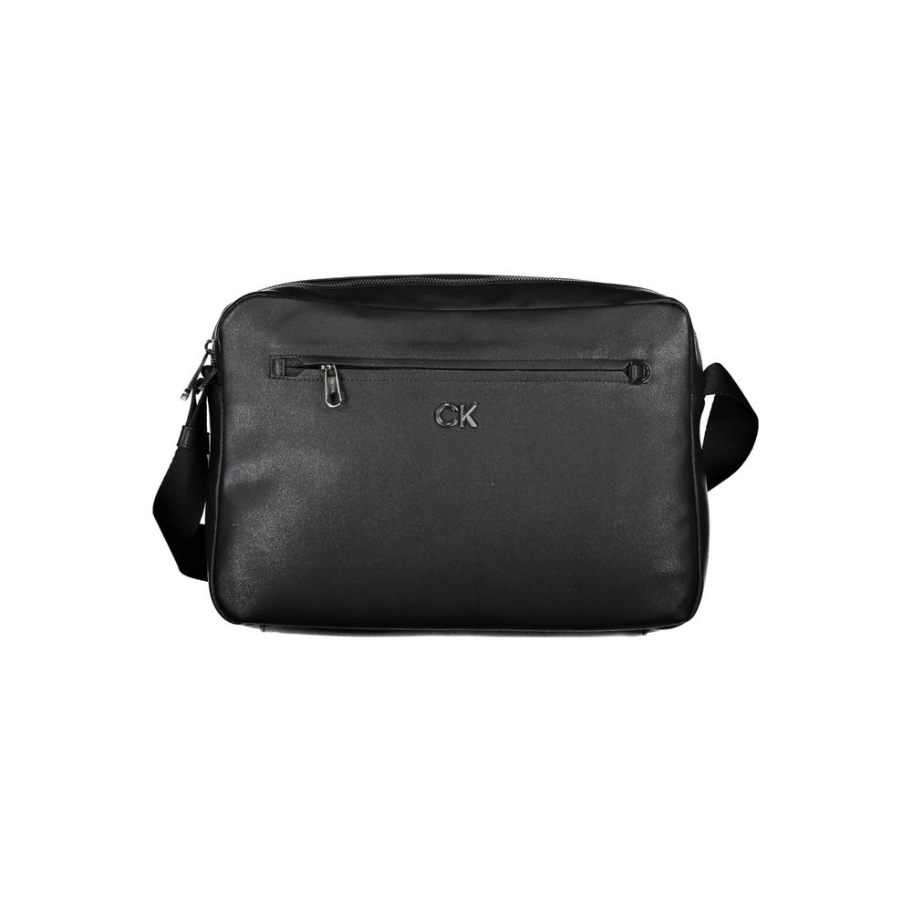 Calvin Klein Polyester Briefcase Handbag - Black