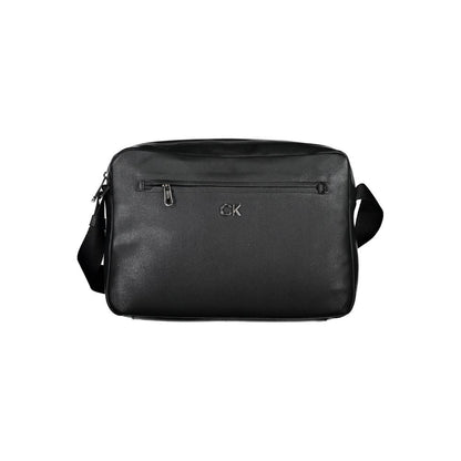 Calvin Klein Polyester Briefcase Handbag - Black