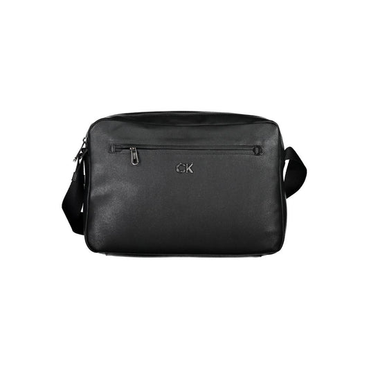 Calvin Klein Polyester Briefcase Handbag - Black