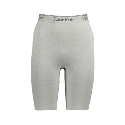 Short Trousers by Calvin Klein for women in polyester gray features an effortlessly chic with a short and that creates a effortlessly chic and tailored silhouette.