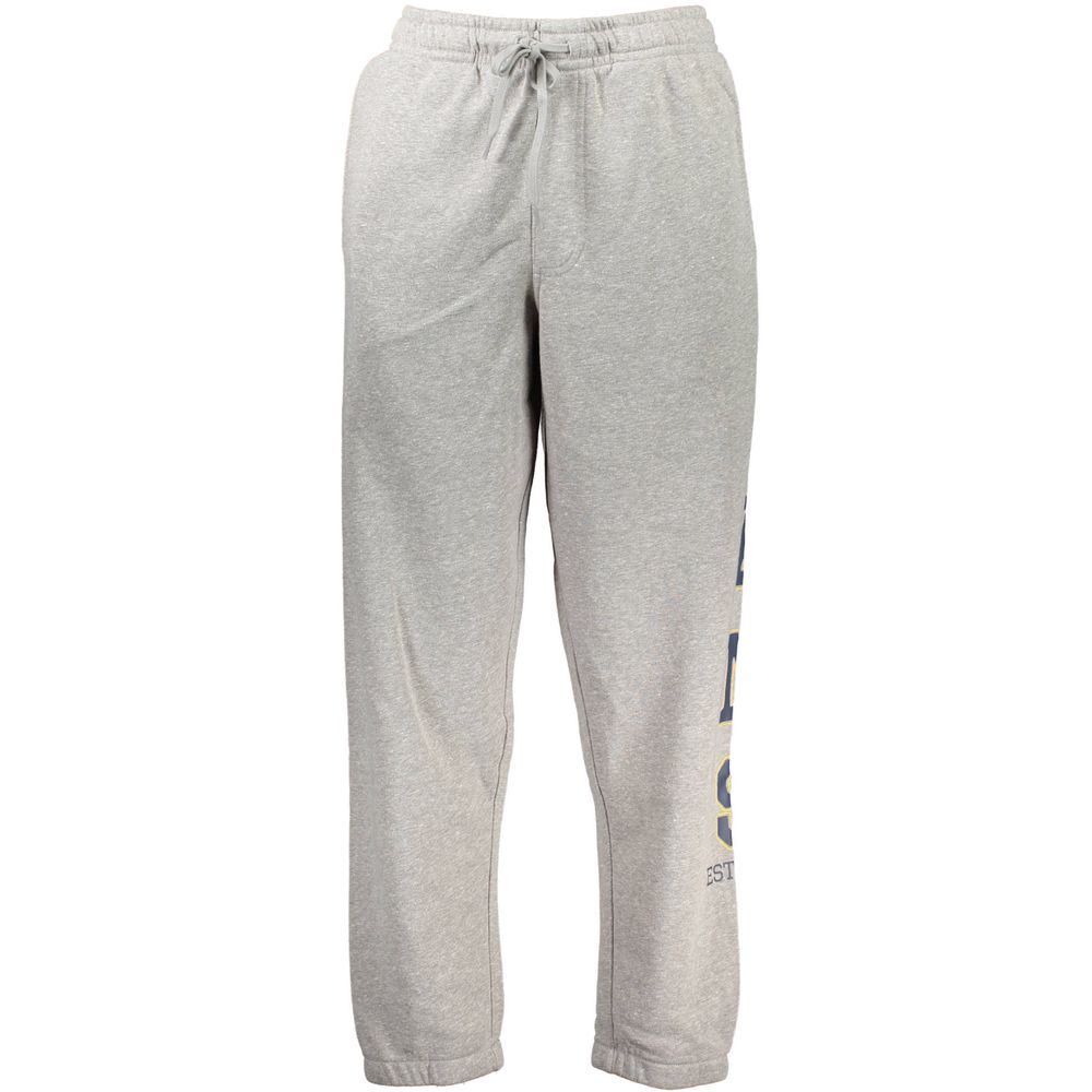 This Vans men cotton Activewear in gray presents a contemporary silhouette from the Men's Cotton Activewear collection, emphasizing high-performance adjustable-waistband for an elevated contemporary fit.