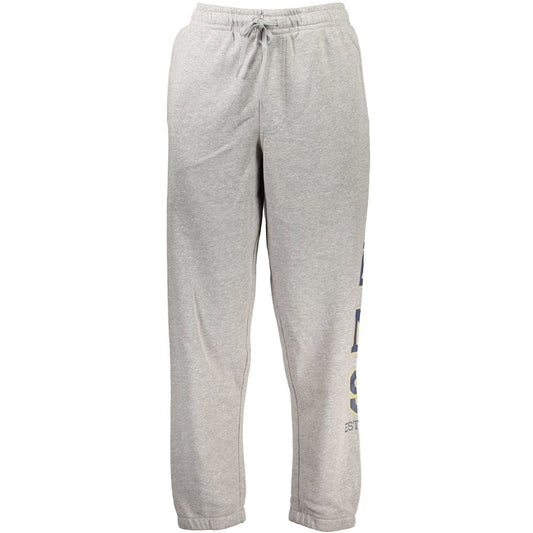 This Vans men cotton Activewear in gray presents a contemporary silhouette from the Men's Cotton Activewear collection, emphasizing high-performance adjustable-waistband for an elevated contemporary fit.