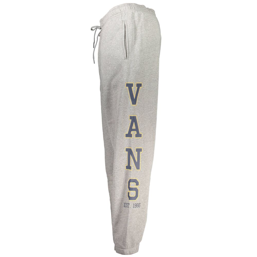 Activewear by Vans for men in cotton gray presents a ergonomic silhouette, showcasing the Men's Cotton Activewear design with functional adjustable-waistband for a premium look.