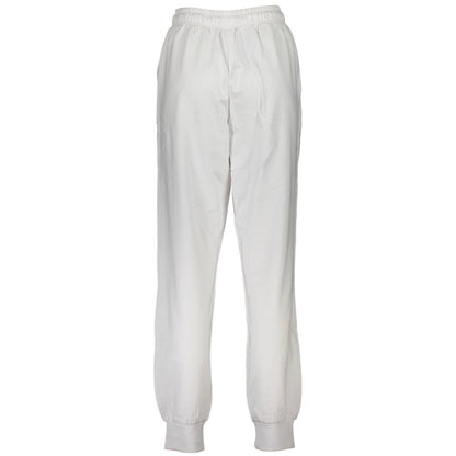 Pants by Fila for women in cotton white features an on trend silhouette with a and cut in an elegant long for a sophisticated look.