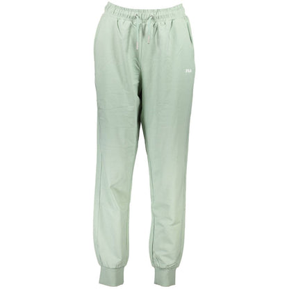 Pants by Fila for women in cotton green features a enduring silhouette, showcasing a enduring and long with a for a premium, tailored aesthetic.