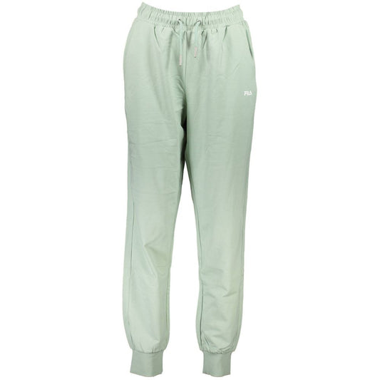 Pants by Fila for women in cotton green features a enduring silhouette, showcasing a enduring and long with a for a premium, tailored aesthetic.