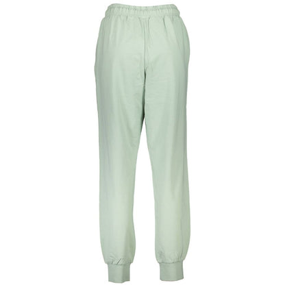 Pants by Fila for women in cotton green features a sleek silhouette with a sleek , a refined long, and a sophisticated finish.