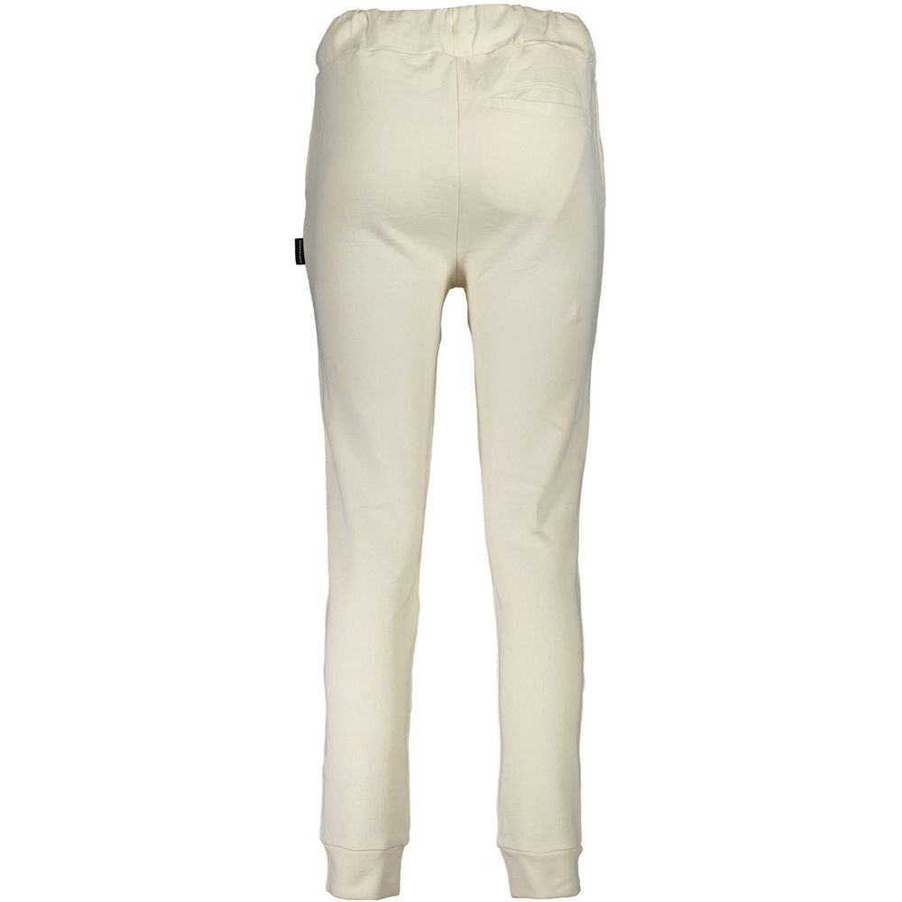 Pants by North Sails for women in organic cotton white features an understated silhouette, showcasing a sophisticated and long with a refined for an understated, polished aesthetic.