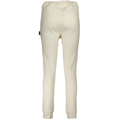 Pants by North Sails for women in organic cotton white features an understated silhouette, showcasing a sophisticated and long with a refined for an understated, polished aesthetic.