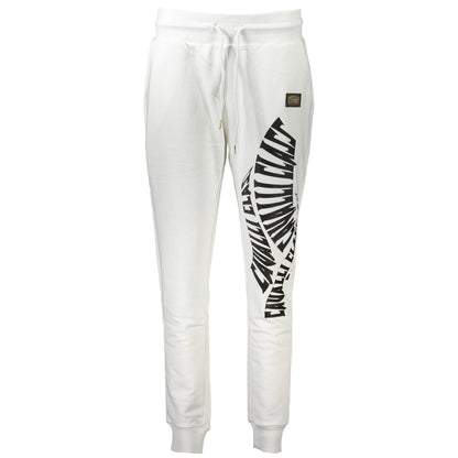 Pants by Cavalli Class for women in cotton white features a utilitarian with a utilitarian long and to create a sophisticated, premium look.