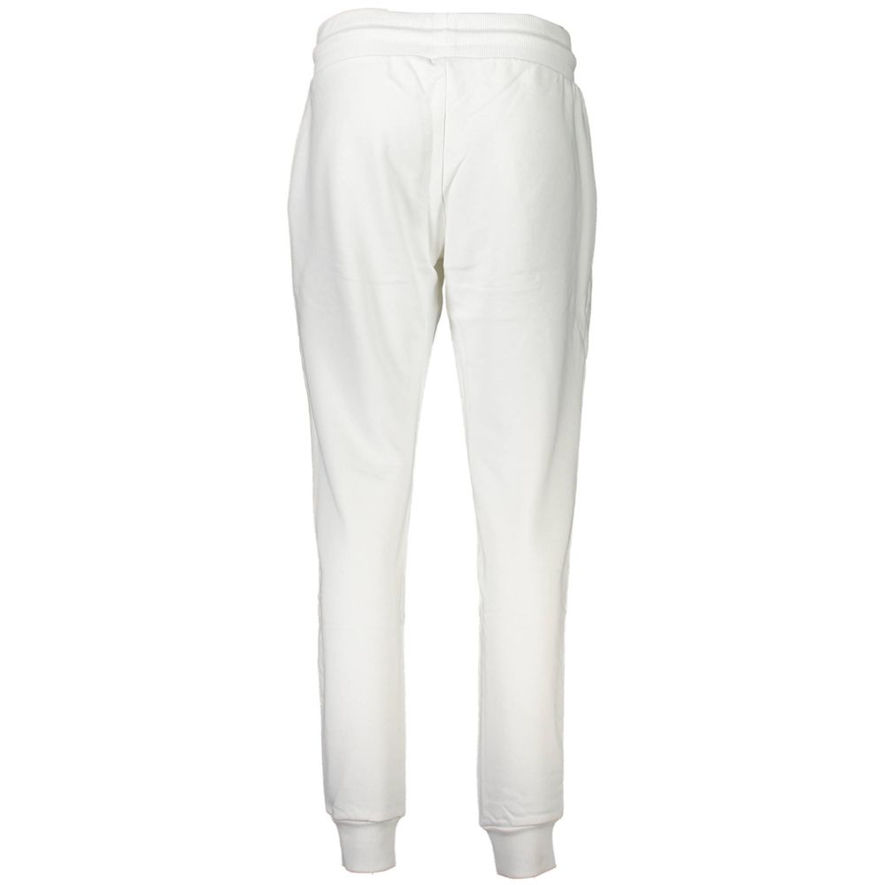 Pants by Cavalli Class for women in cotton white features a enduring silhouette, showcasing a enduring and long with a for a premium, tailored aesthetic.