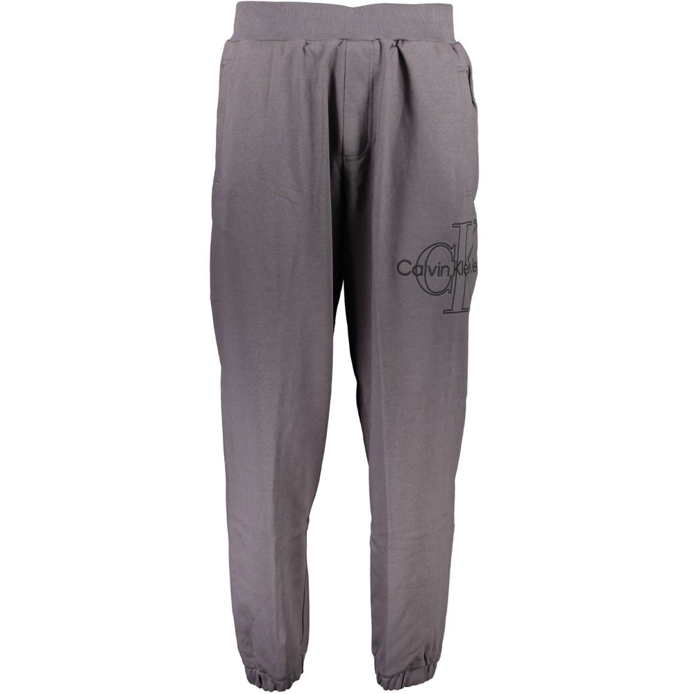 Activewear from Calvin Klein for men in cotton gray features an kinetic design from the Men's Cotton Activewear collection, highlighting functional adjustable-waistband for a premium, high-performance look.