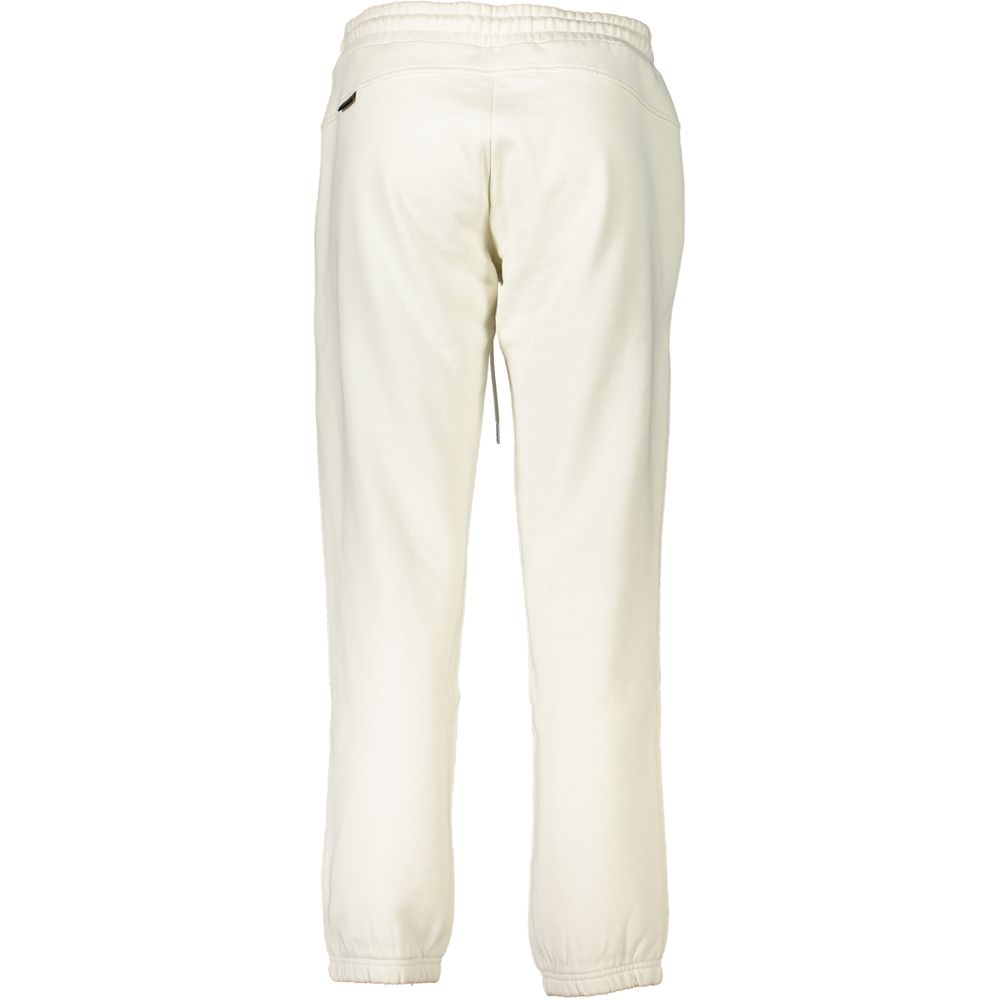 Pants by Napapijri for women in cotton white features a sleek silhouette with a sleek regular-fit, a refined long, and a sophisticated finish.