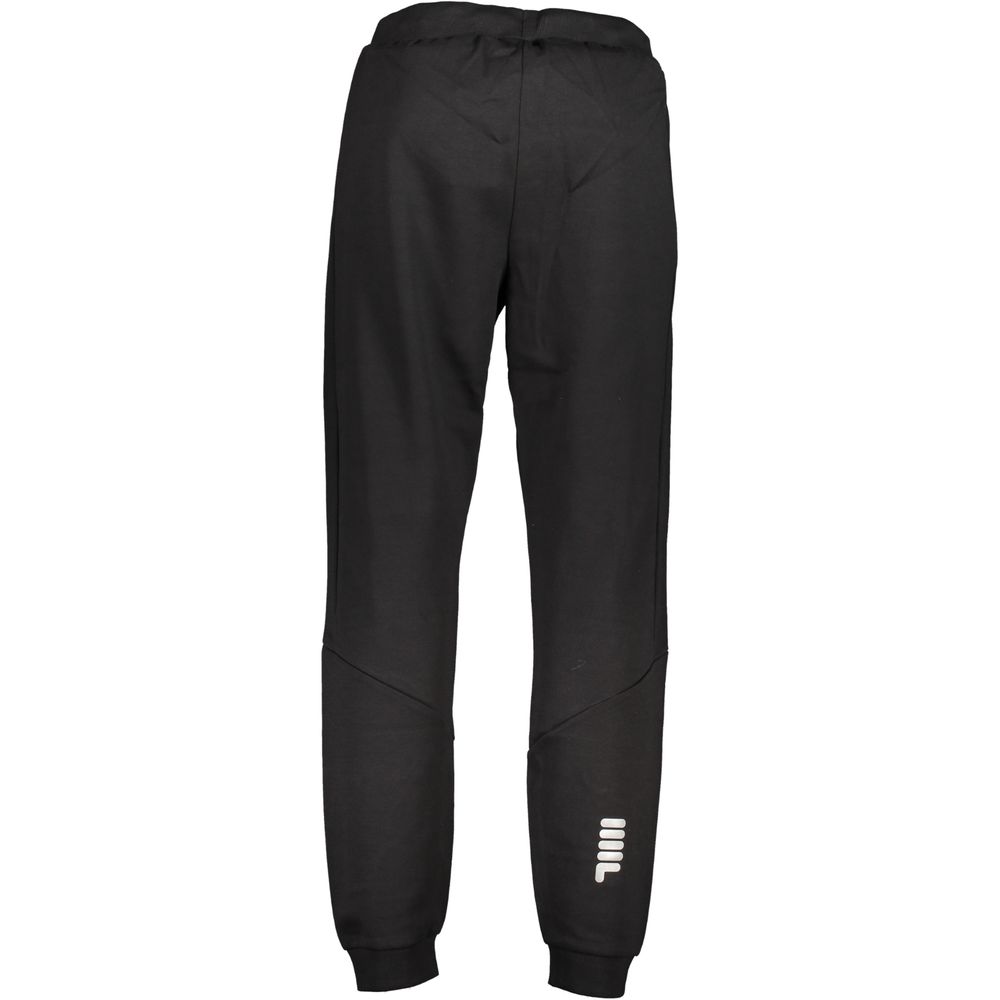 Pants by Fila for men in cotton black features a sleek silhouette with a sleek , a refined long, and a sophisticated finish.