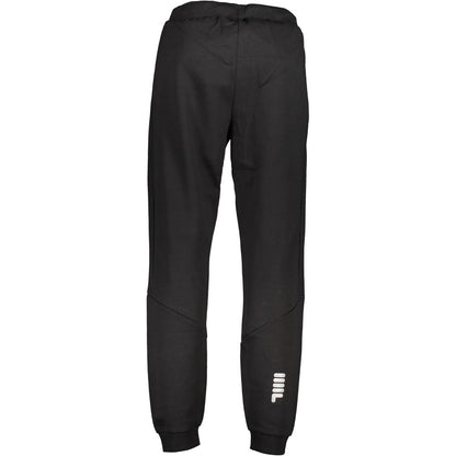 Pants by Fila for men in cotton black features a sleek silhouette with a sleek , a refined long, and a sophisticated finish.