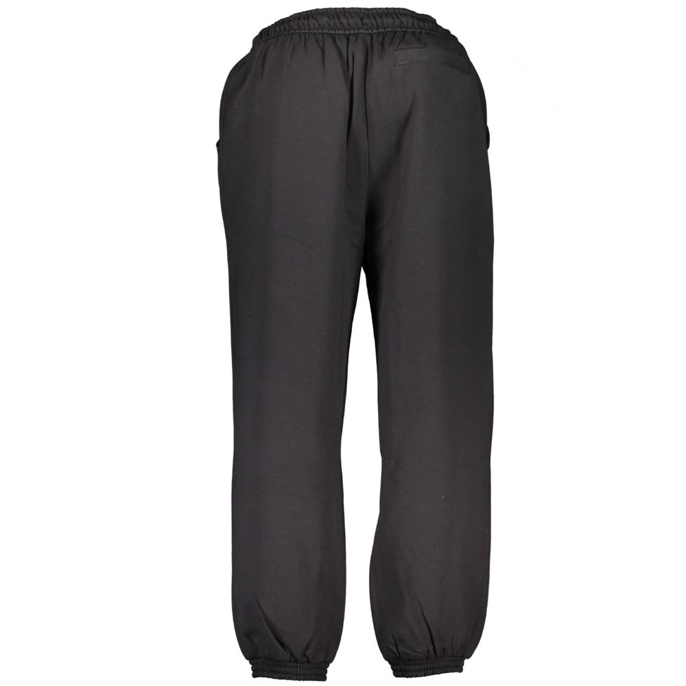 Joggers by Calvin Klein for men in cotton black features an refined tailoring silhouette, showcasing a premium with a and long cut for a refined tailoring look.