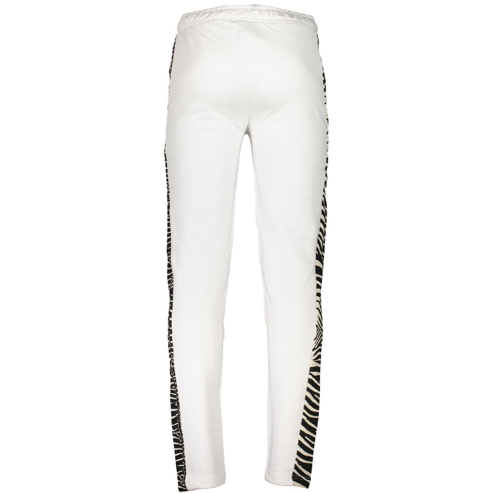 Joggers by Cavalli Class for men in cotton white & print features a polished silhouette with a polished , reaching a polished long and finished with a polished .