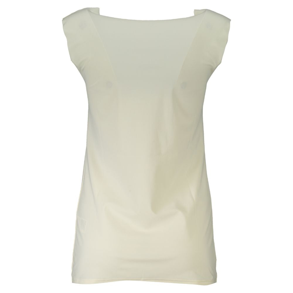 Tank Top by Patrizia Pepe for women in elastane white showcases a sumptuous silhouette, artfully detailed with a sumptuous and for a truly sumptuous finish.