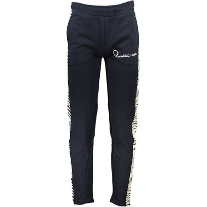 Joggers by Cavalli Class for men in cotton blue & print features an sophisticated and with a precise long, creating a sophisticated and sophisticated silhouette.