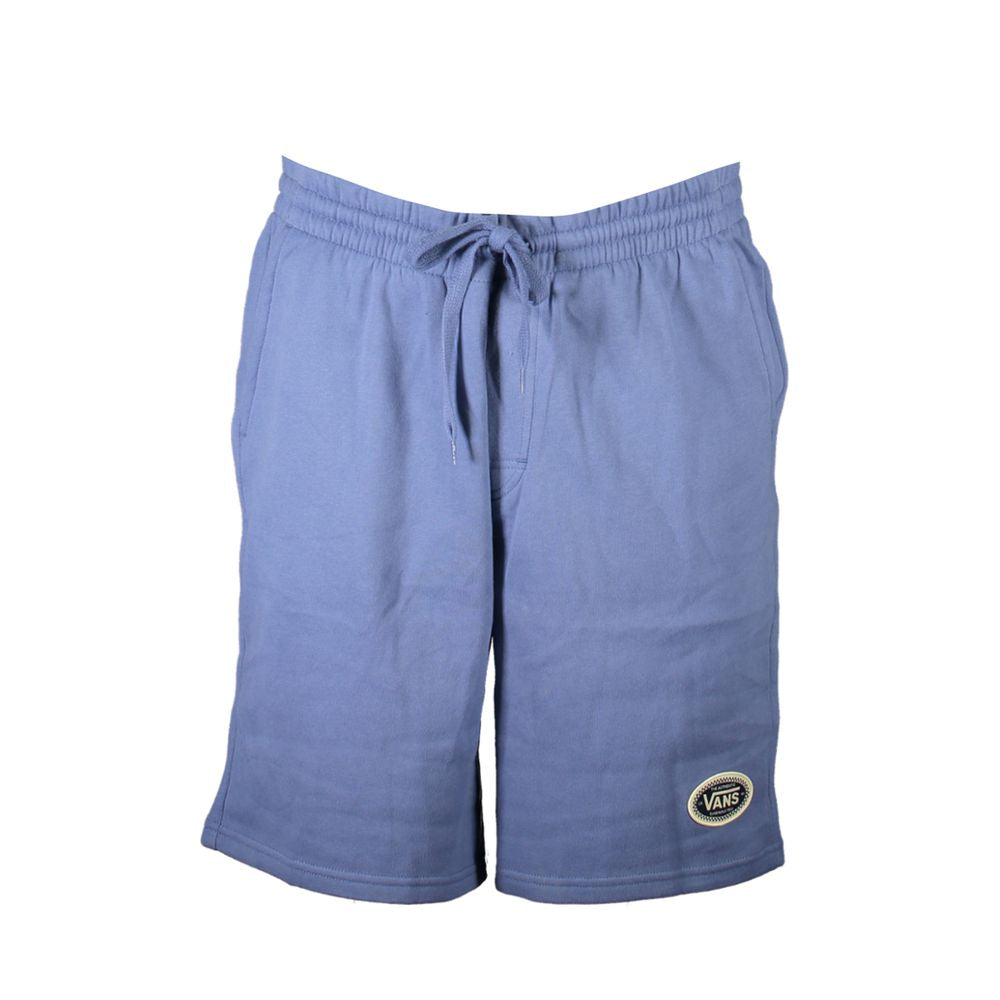 Activewear Shorts by Vans for men in cotton blue features a contemporary silhouette with adjustable-waistband, a contemporary , short, and for a contemporary finish.