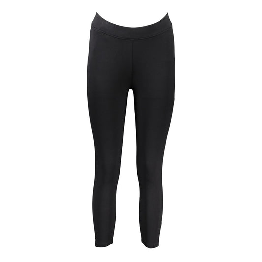 Activewear Leggings by Napapijri for women in cotton black features an streamlined leggings and with a long cut, beautifully enhanced by performance-driven adjustable-waistband.