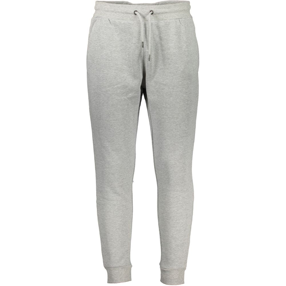Joggers by Cavalli Class for men in cotton gray features an refined tailoring silhouette, showcasing a premium with a and long cut for a refined tailoring look.