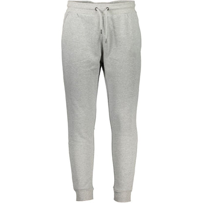Joggers by Cavalli Class for men in cotton gray features an refined tailoring silhouette, showcasing a premium with a and long cut for a refined tailoring look.