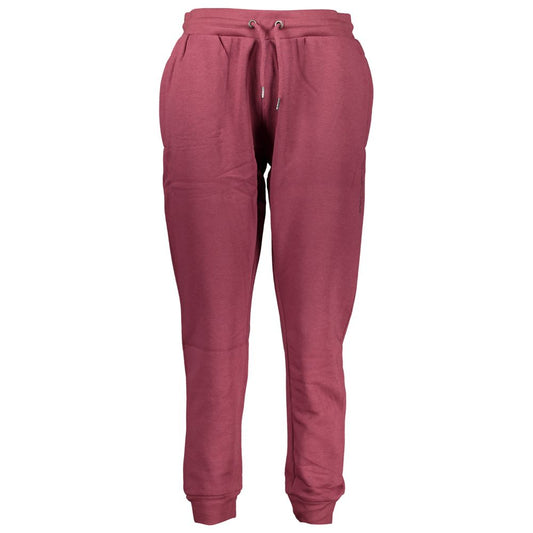 Joggers by Cavalli Class for women in cotton purple features an sartorial and long with a cut for a sartorial finish.