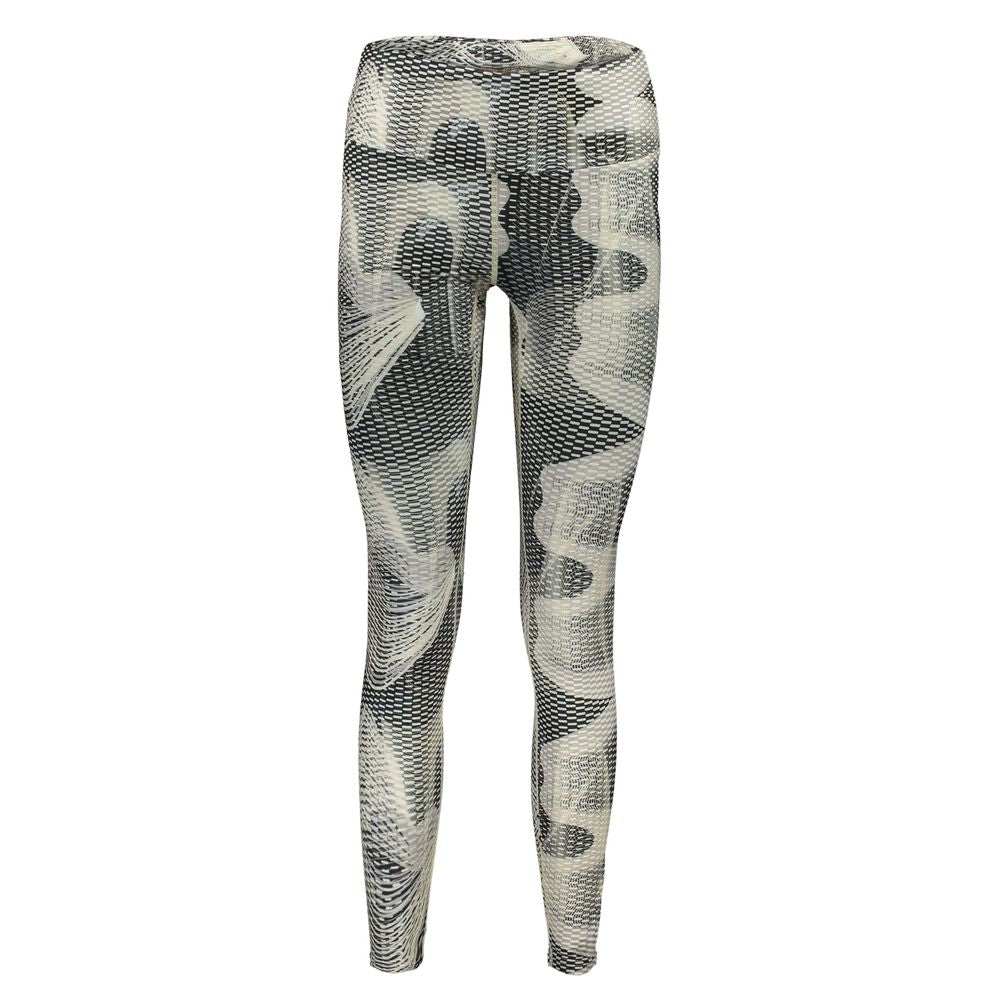 Activewear Leggings by Fila for women in polyester black, patterned & print features an streamlined leggings and with a long cut, beautifully enhanced by performance-driven adjustable-waistband.