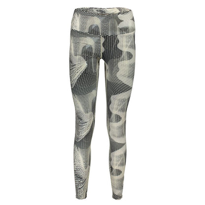 Activewear Leggings by Fila for women in polyester black, patterned & print features an streamlined leggings and with a long cut, beautifully enhanced by performance-driven adjustable-waistband.