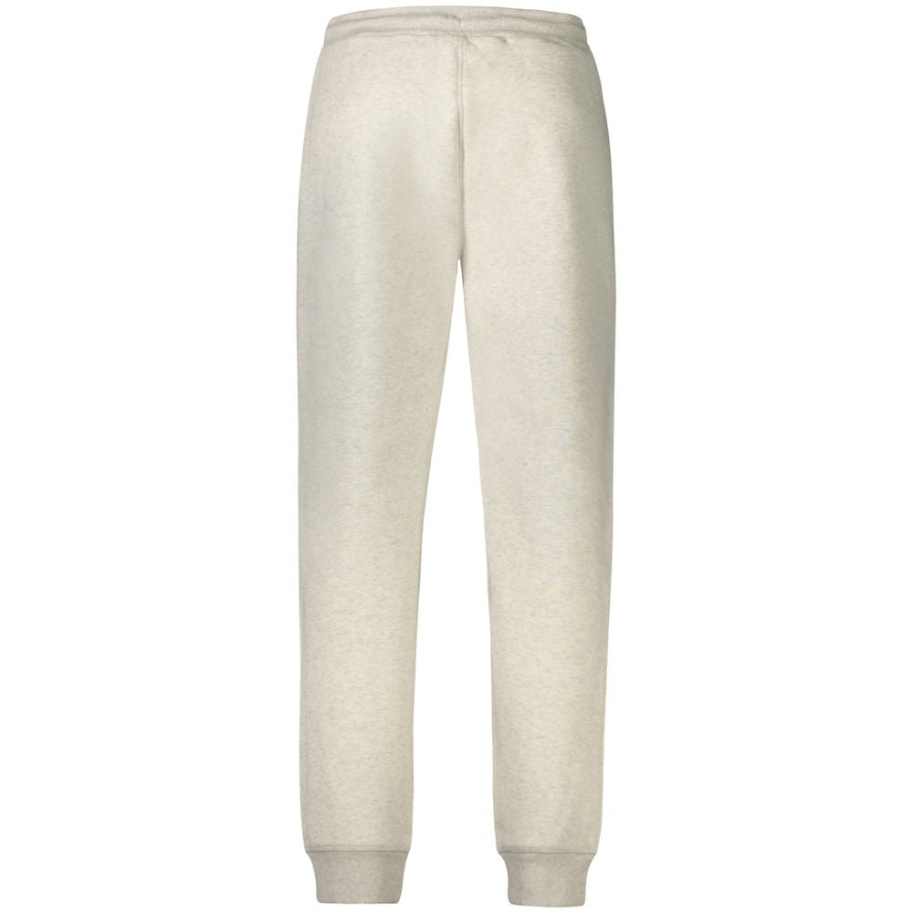 Joggers by Calvin Klein for men in cotton gray features an sartorial and long with a cut for a sartorial finish.