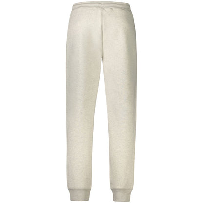 Joggers by Calvin Klein for men in cotton gray features an sartorial and long with a cut for a sartorial finish.