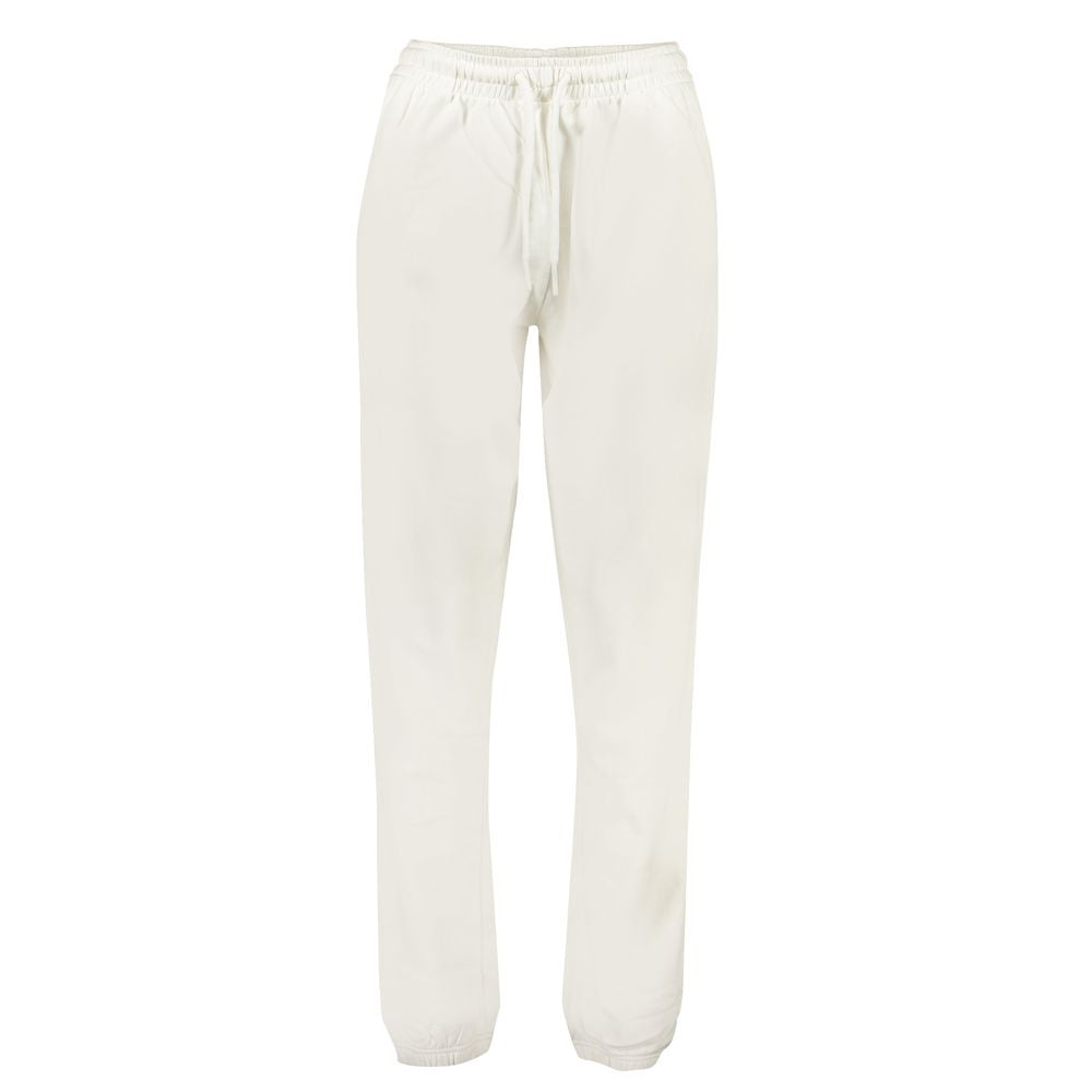 Joggers by North Sails for women in organic cotton white & print presents a tailored silhouette, showcasing a tailored and long cut with a refined for a truly tailored aesthetic.