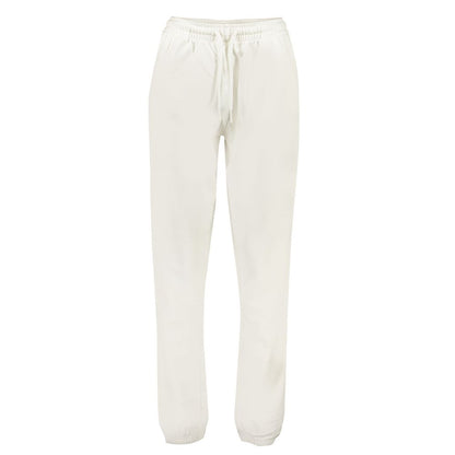 Joggers by North Sails for women in organic cotton white & print presents a tailored silhouette, showcasing a tailored and long cut with a refined for a truly tailored aesthetic.