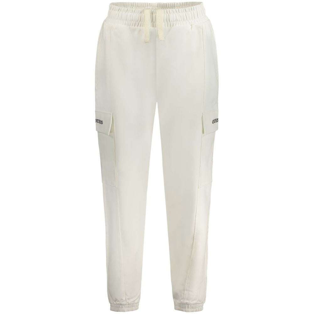 Jeans by Guess Jeans for women in organic cotton white features an sartorial athletic and long with a cut for a sartorial finish.