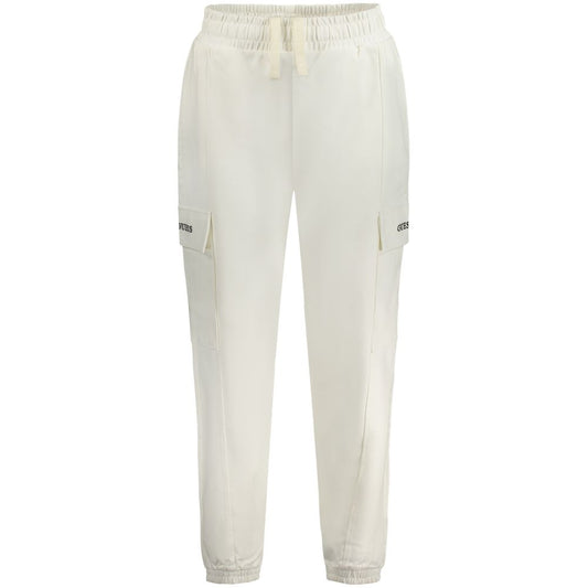 Jeans by Guess Jeans for women in organic cotton white features an sartorial athletic and long with a cut for a sartorial finish.