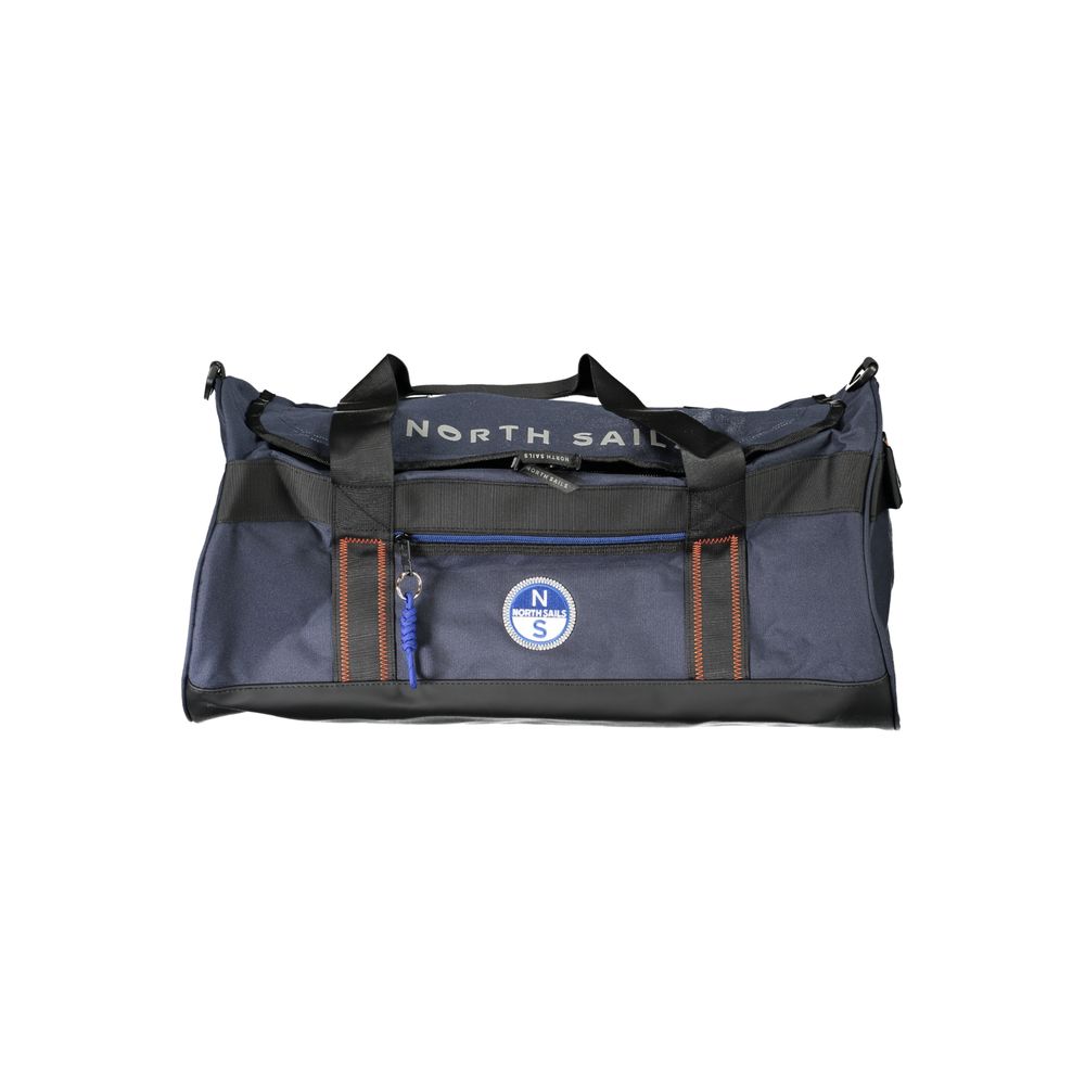 Travel Handbag by North Sails for unisex in polyester blue features a ornamental silhouette, showcasing a secure zipper, ample external-pockets & internal-pockets, and ornamental shoulder-strap, handle & adjustable-strap for a sophisticated look.