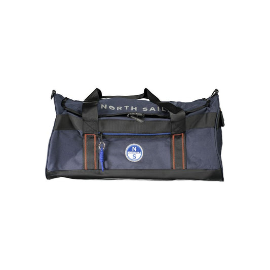 Travel Handbag by North Sails for unisex in polyester blue features a ornamental silhouette, showcasing a secure zipper, ample external-pockets & internal-pockets, and ornamental shoulder-strap, handle & adjustable-strap for a sophisticated look.
