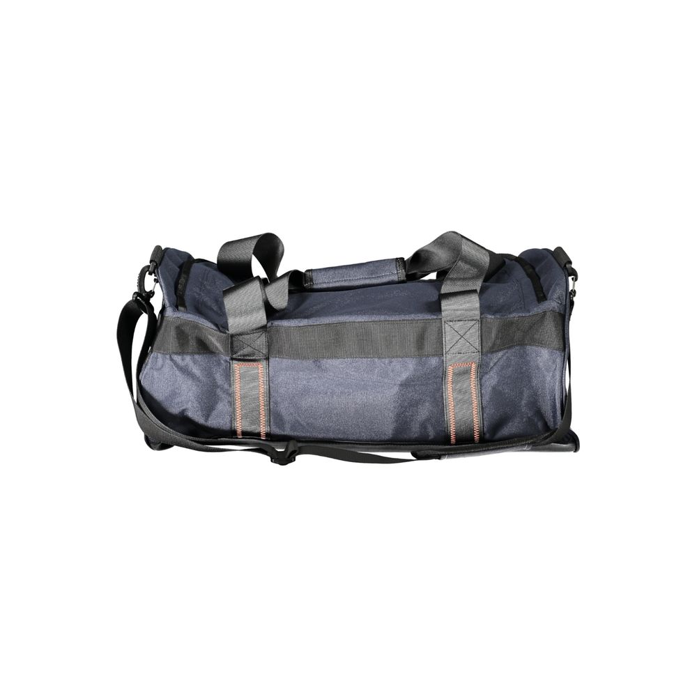 Travel Handbag by North Sails for unisex in polyester blue features a refined silhouette, showcasing a secure zipper, organized external-pockets & internal-pockets, and versatile shoulder-strap, handle & adjustable-strap for a refined finish.