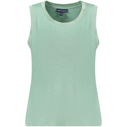 Tank Top by North Sails for women in polyester green presents a uncompromising silhouette, artfully detailed with a uncompromising wide-neck neckline and sleeveless for a sophisticated, uncompromising finish.