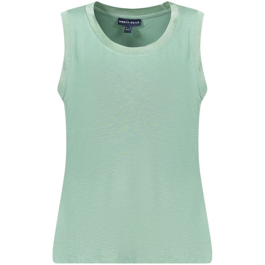 Tank Top by North Sails for women in polyester green presents a uncompromising silhouette, artfully detailed with a uncompromising wide-neck neckline and sleeveless for a sophisticated, uncompromising finish.