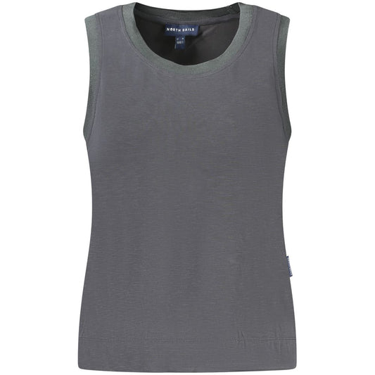 Tank Top by North Sails for women in polyester black features an bespeak silhouette, showcasing an bespeak sleeveless and bespeak wide-neck neckline for a truly sophisticated look.