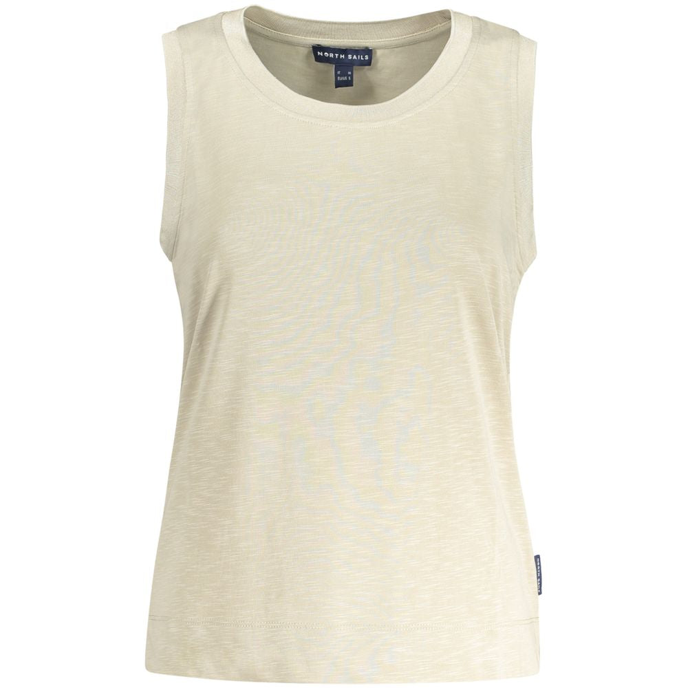 Tank Top by North Sails for women in polyester beige presents a uncompromising silhouette, artfully detailed with a uncompromising wide-neck neckline and sleeveless for a sophisticated, uncompromising finish.