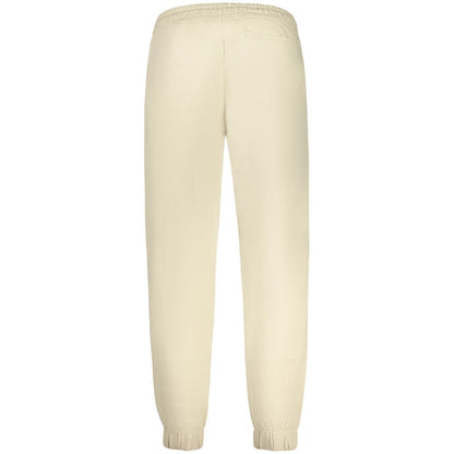 Joggers by Guess Jeans for men in cotton beige & print features a refined silhouette with a refined athletic, defined by a and a refined long for a refined finish.