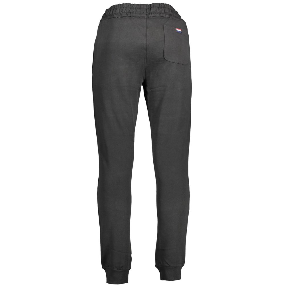 Joggers by U.S. POLO ASSN. for men in cotton black presents a refined pantology silhouette, artfully defined by a refined pantology , long, and a sophisticated .