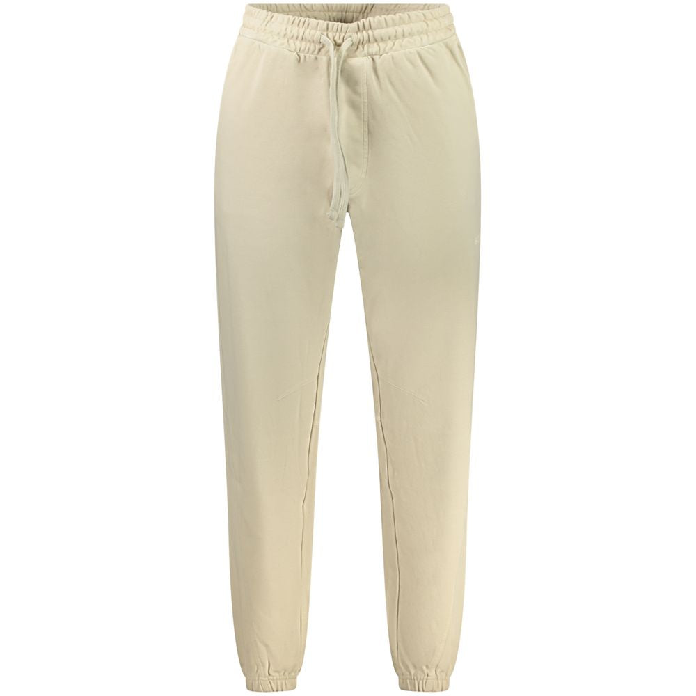 Joggers by Hugo Boss for men in cotton beige features an sophisticated and with a precise long, creating a sophisticated and sophisticated silhouette.